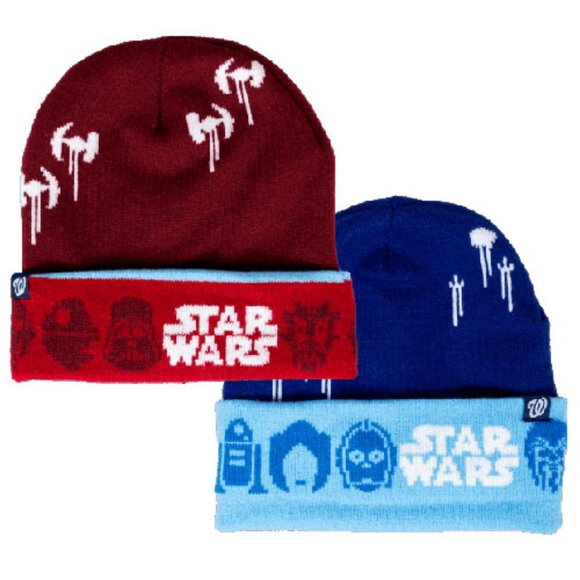 Star Wars Beanie Washington Nationals SGA 2024 Reversible Winter Hat NIP - Picture 2 of 7